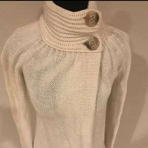 Old Navy Mock Turtle Neck Button Sweater  Sz XS